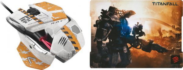 Мышь Mad Catz Titanfall R.A.T.3 + коврик G.L.I.D.E.3